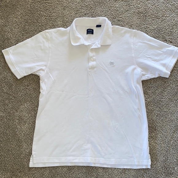 IZOD White Short Sleeve Polo - Picture 1 of 4